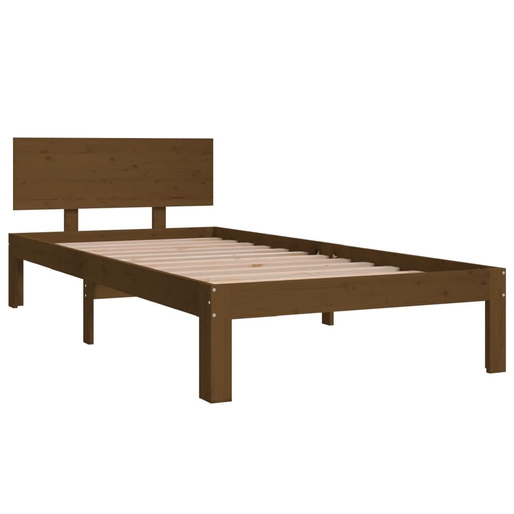 Grenen Bedframe 90x200 Honingbruin -35% Korting!