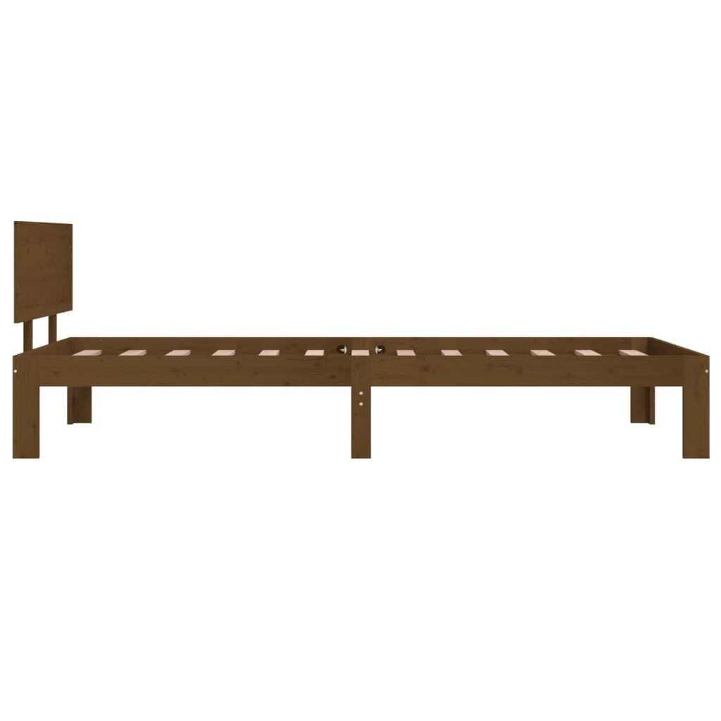 Grenen Bedframe 90x200 Honingbruin -35% Korting!