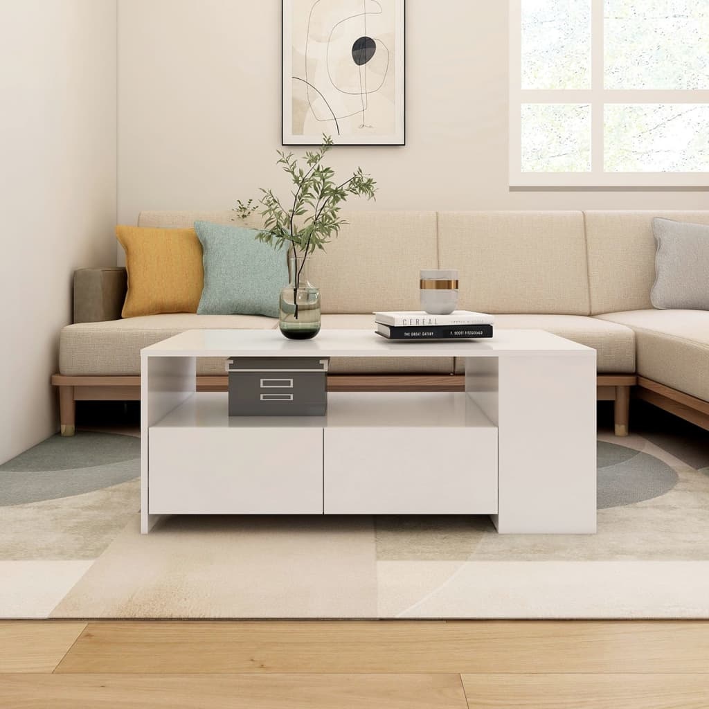 vidaXL Salontafel Zwart Hout 102cm - 35% Korting! (Gebruikssporen)