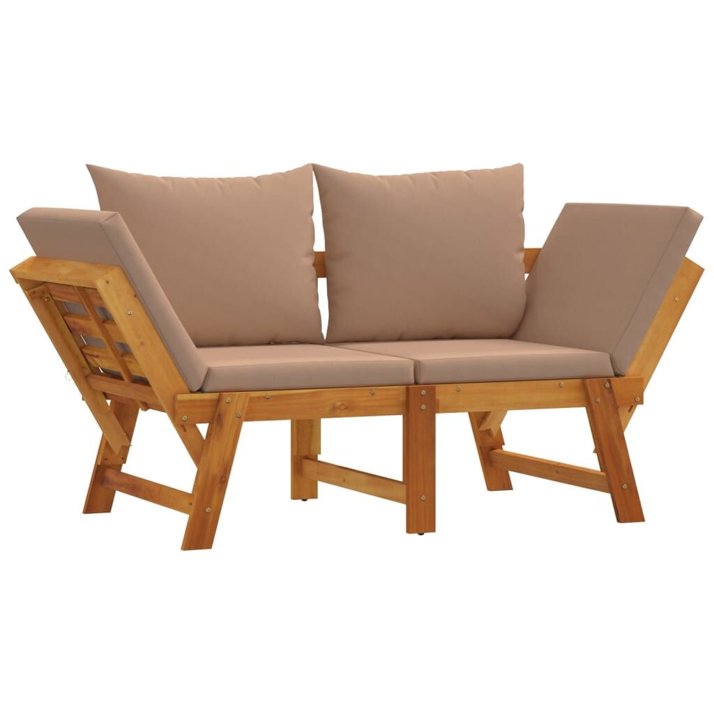 Tuinbank Acaciahout 2-in-1 met Kussens -45% Korting!