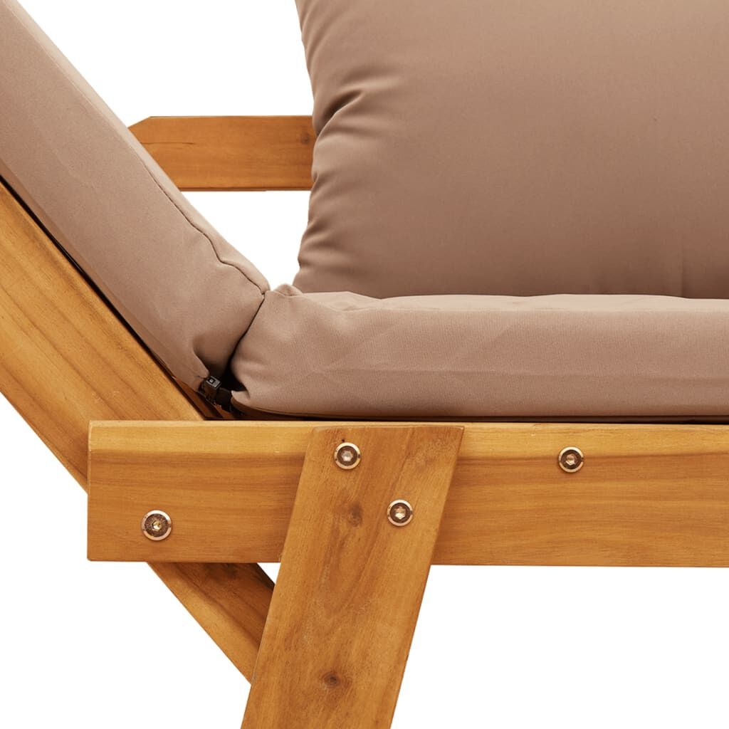 Tuinbank Acaciahout 2-in-1 met Kussens -45% Korting!
