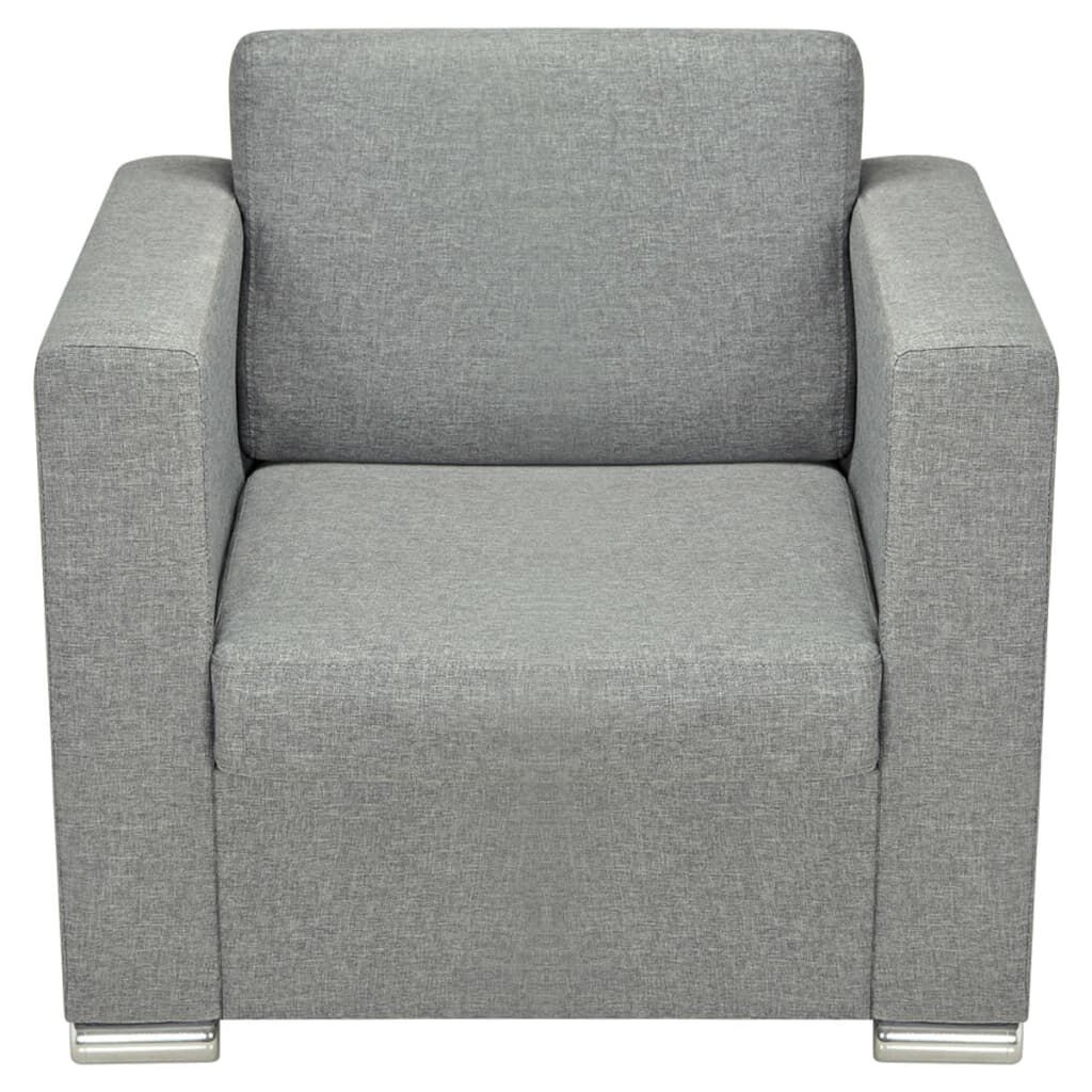VidaXL Fauteuil Lichtgrijs - Gebruikssporen - 35% Korting!