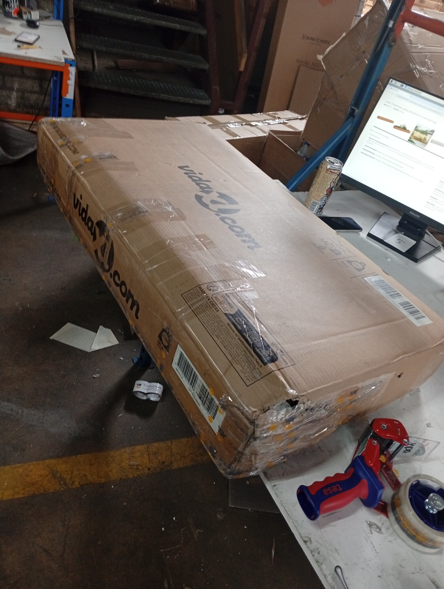 VidaXL Plantenbak Roest - 360cm - WEG=WEG - 45% Korting!