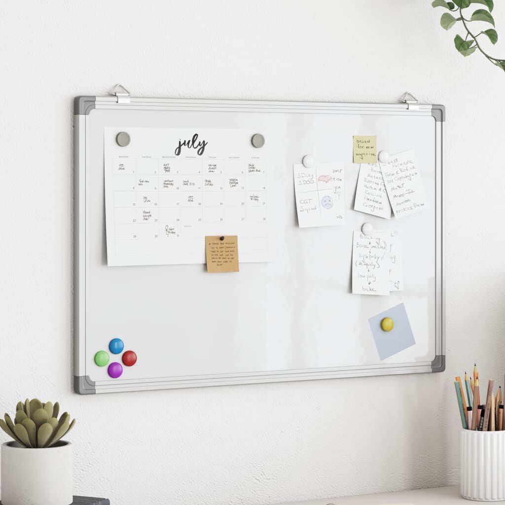 VidaXL Magnetisch Whiteboard 80x60 - 35% Korting! Zo Goed Als Nieuw