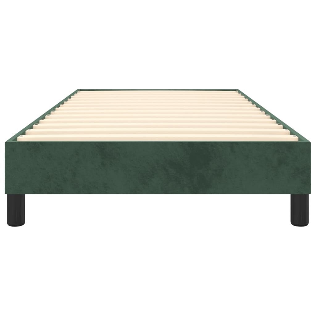 VidaXL Bedframe 100x200 Donkergroen Fluweel -35%