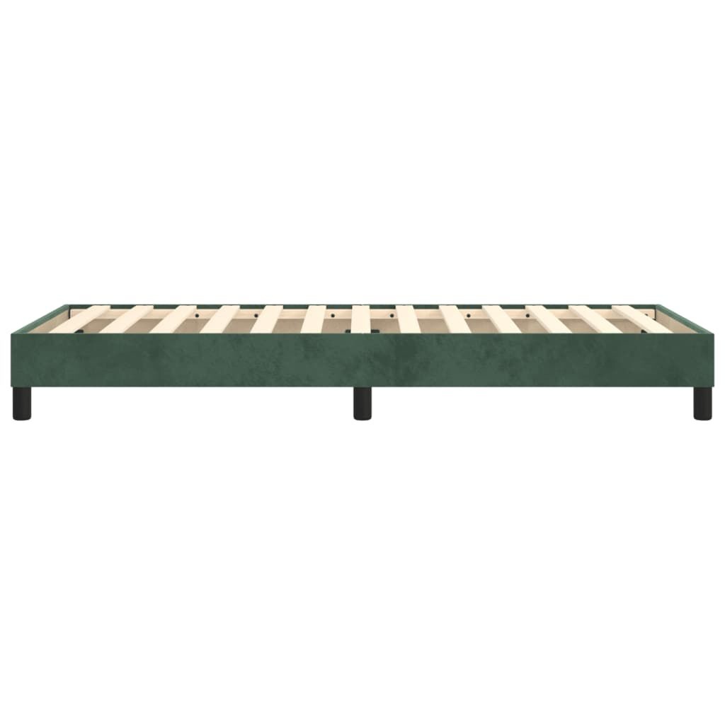 VidaXL Bedframe 100x200 Donkergroen Fluweel -35%