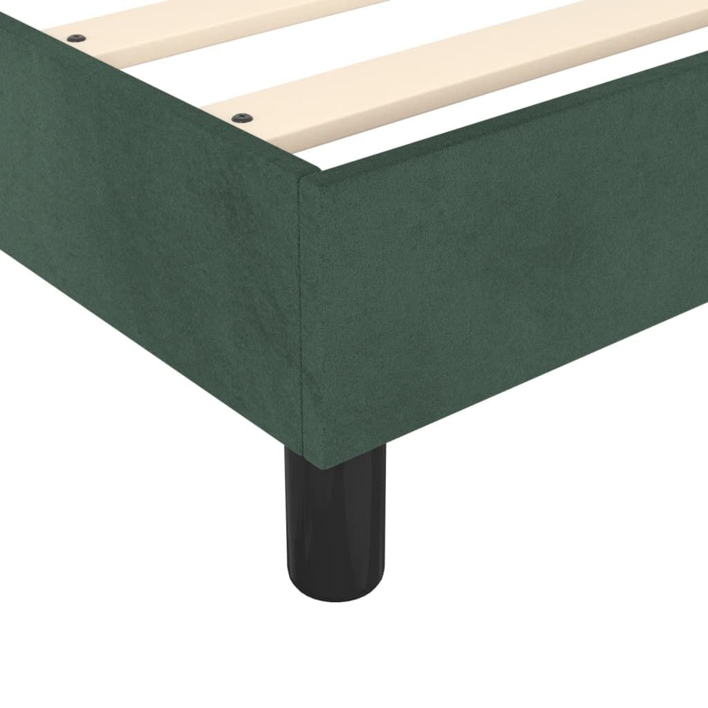 VidaXL Bedframe 100x200 Donkergroen Fluweel -35%