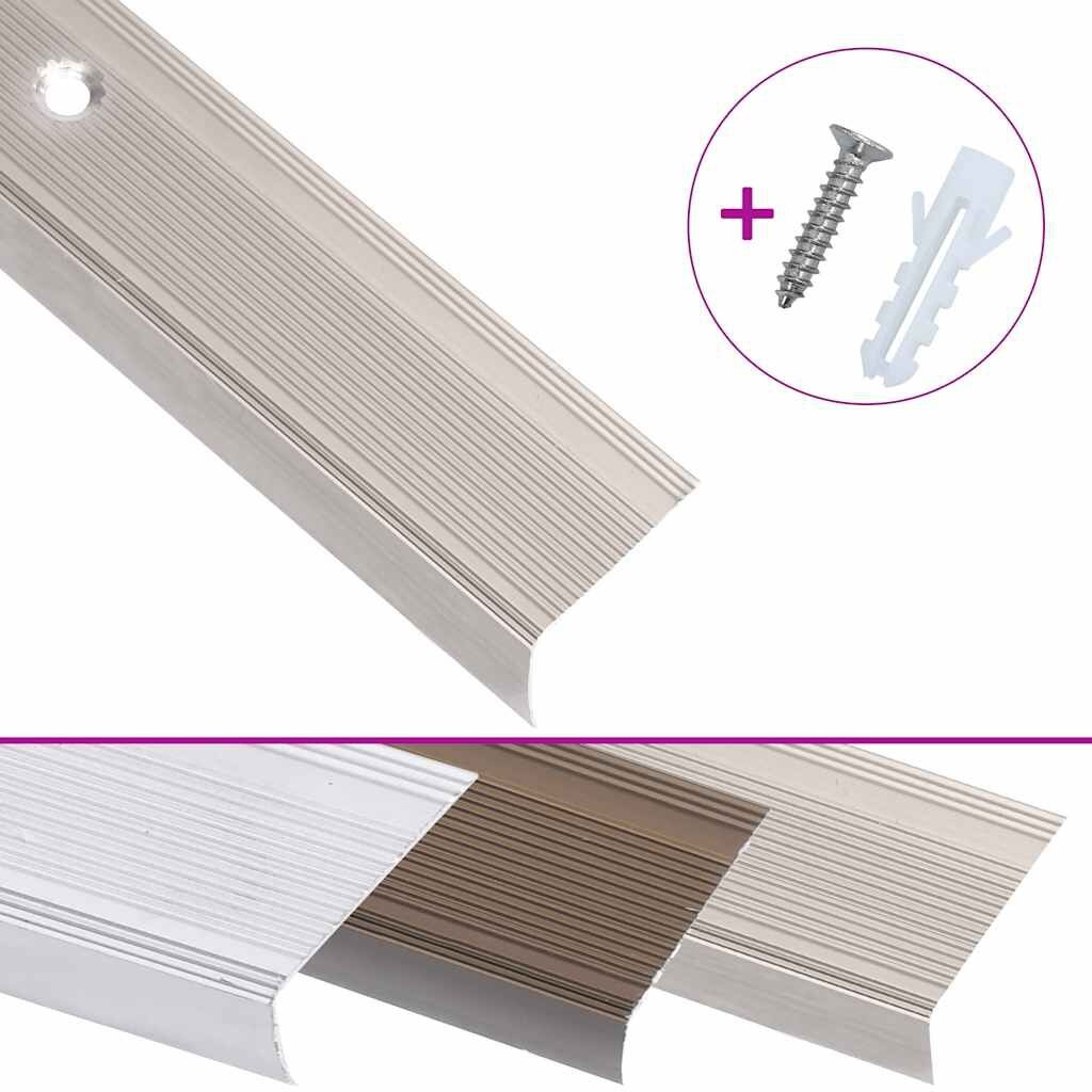 Trapneuzen Aluminium Champagne 90cm (15 st) - 35% Korting!