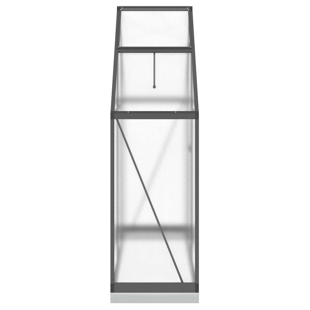 vidaXL Tuinkas met Frame - 169cm - Antraciet - 35% Korting!