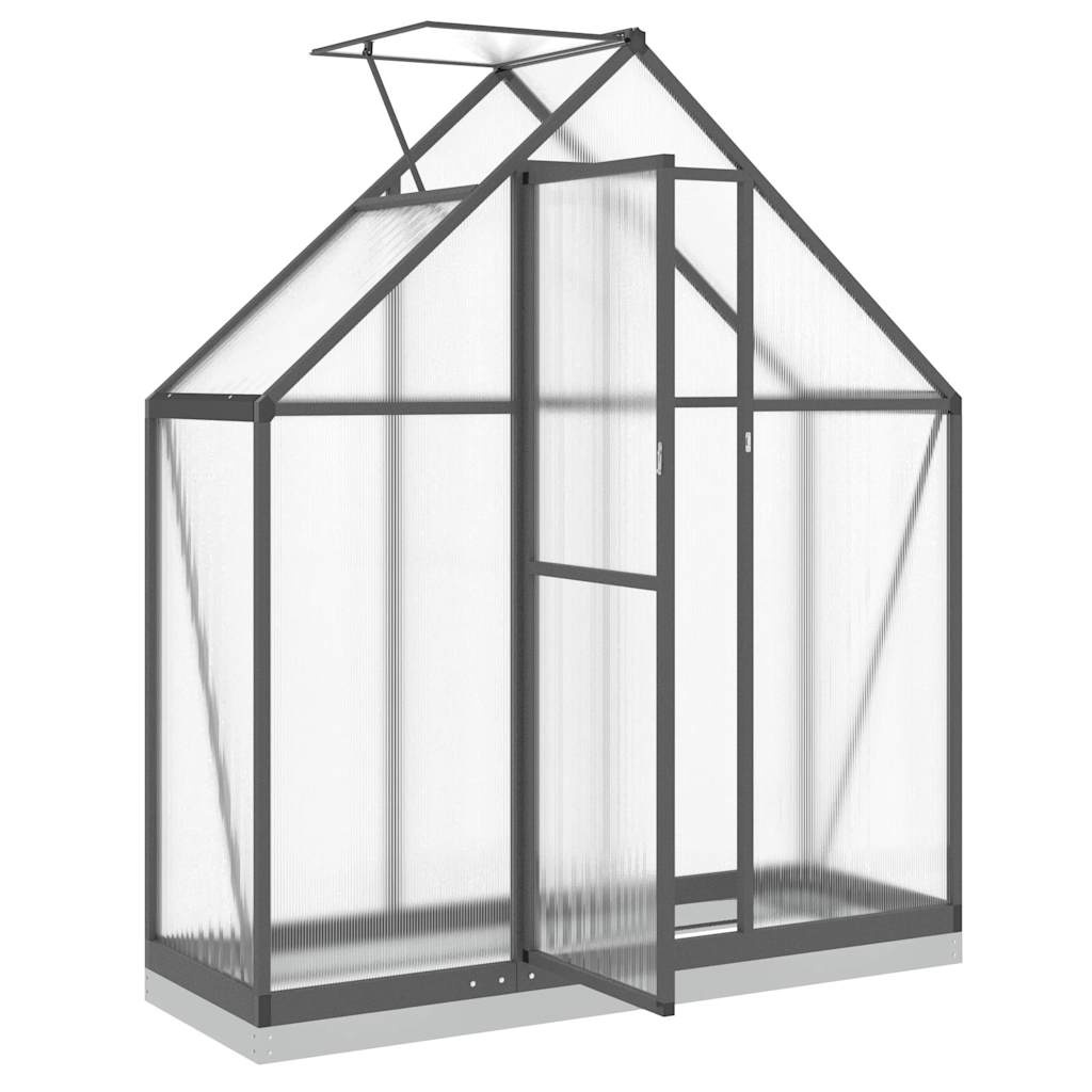 vidaXL Tuinkas met Frame - 169cm - Antraciet - 35% Korting!