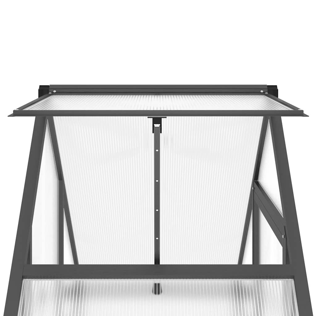vidaXL Tuinkas met Frame - 169cm - Antraciet - 35% Korting!
