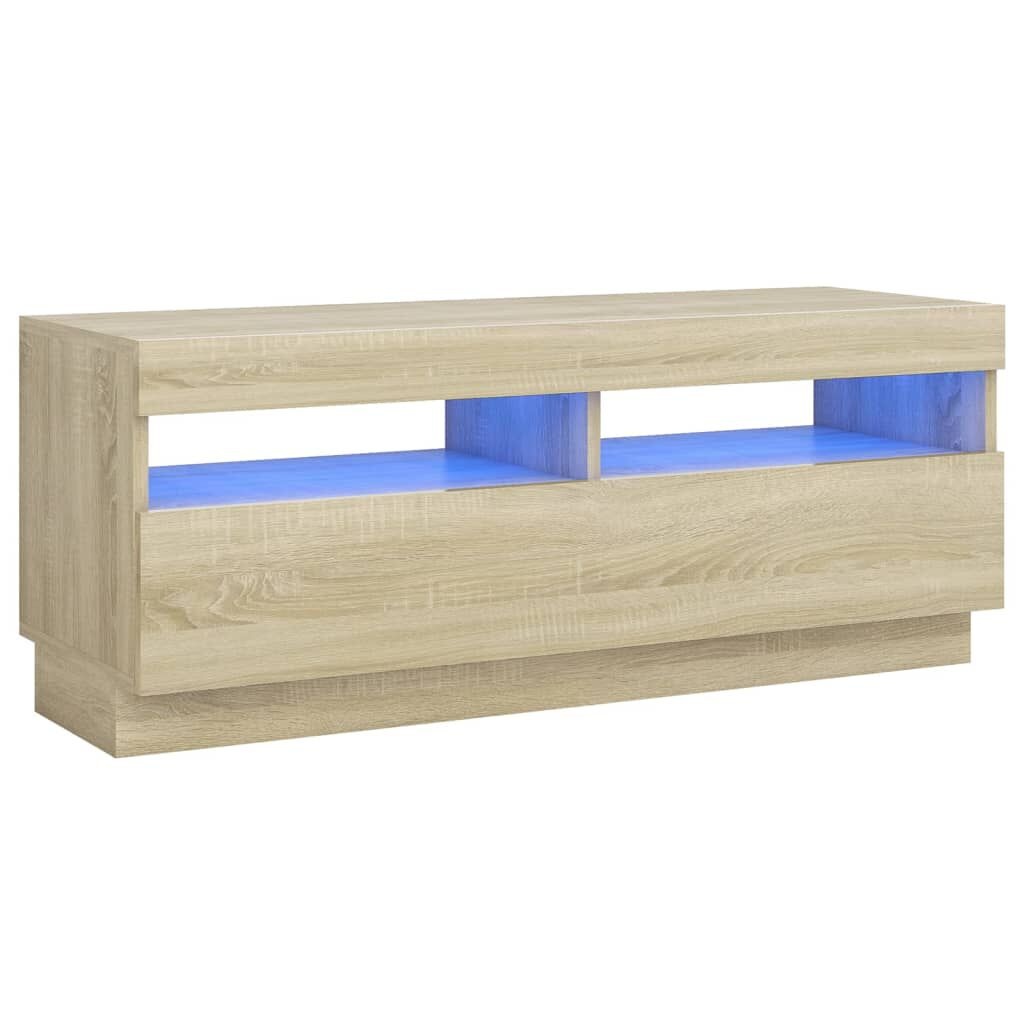 TV Meubel Sonoma Eiken met LED - 47% Korting! Nieuw!