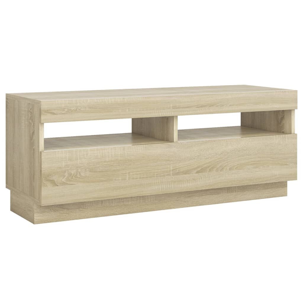 TV Meubel Sonoma Eiken met LED - 47% Korting! Nieuw!