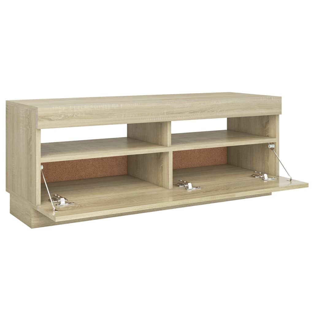 TV Meubel Sonoma Eiken met LED - 47% Korting! Nieuw!