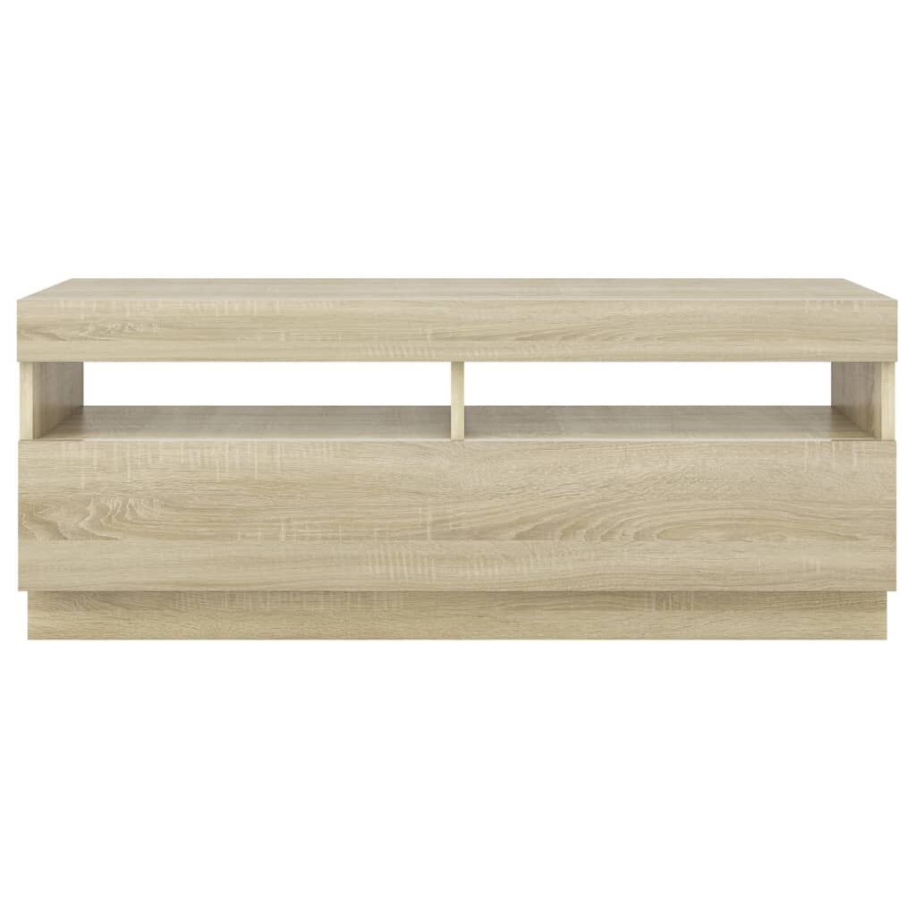 TV Meubel Sonoma Eiken met LED - 47% Korting! Nieuw!
