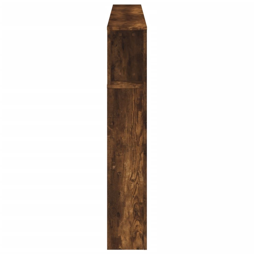 vidaXL LED Hoofdeinde 180cm Gerookt Eiken - 35% Korting!