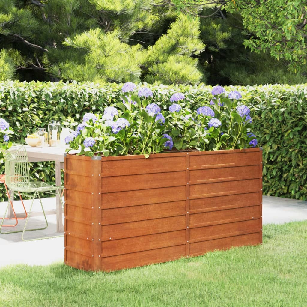 VidaXL Cortenstaal Plantenbak Verhoogd 160cm - 35% Korting!