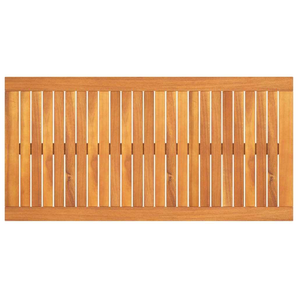 Salontafel Acaciahout 100x50cm - 35% Korting! Zo Goed Als Nieuw