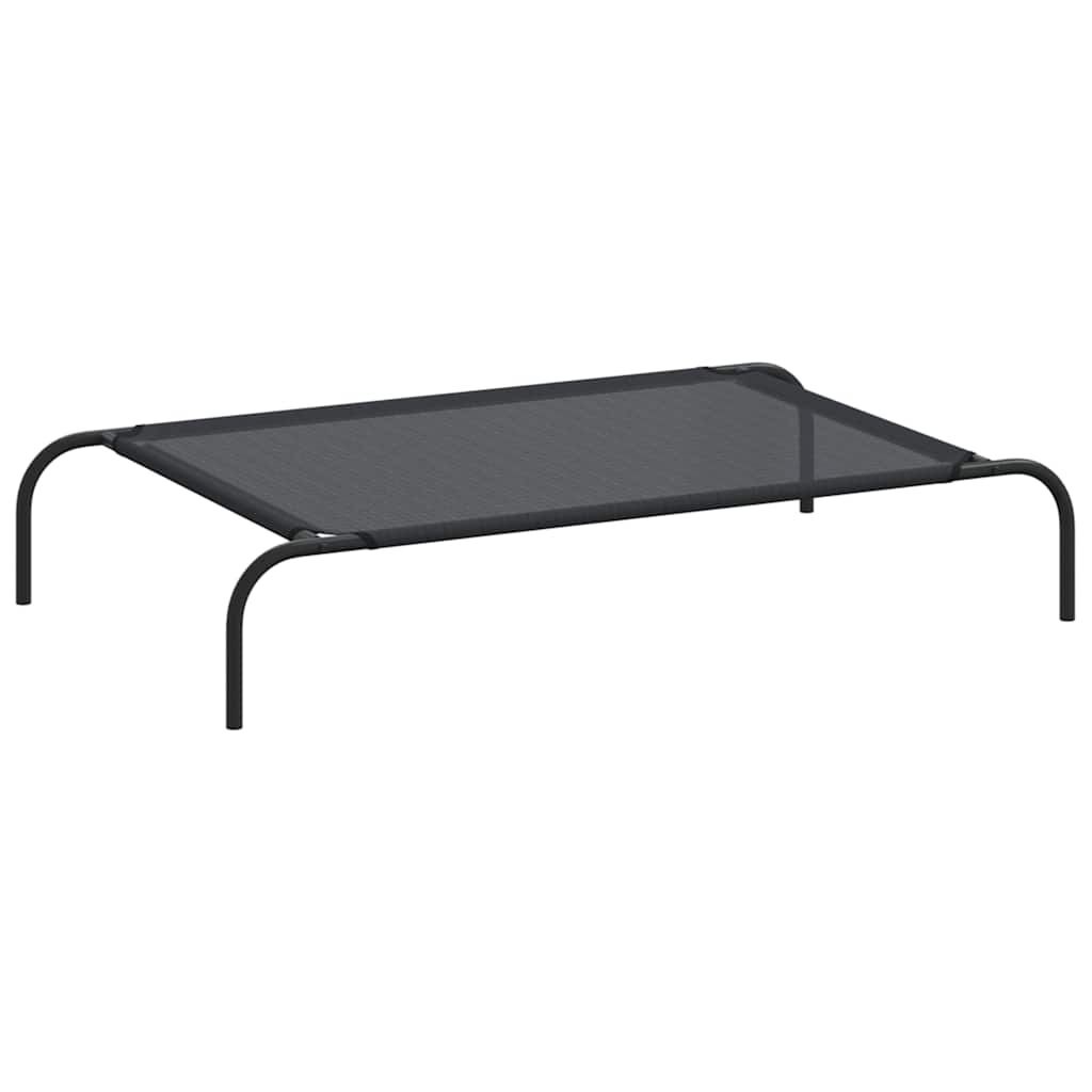 VidaXL Verhoogd Hondenbed L Zwart - 55% Korting!