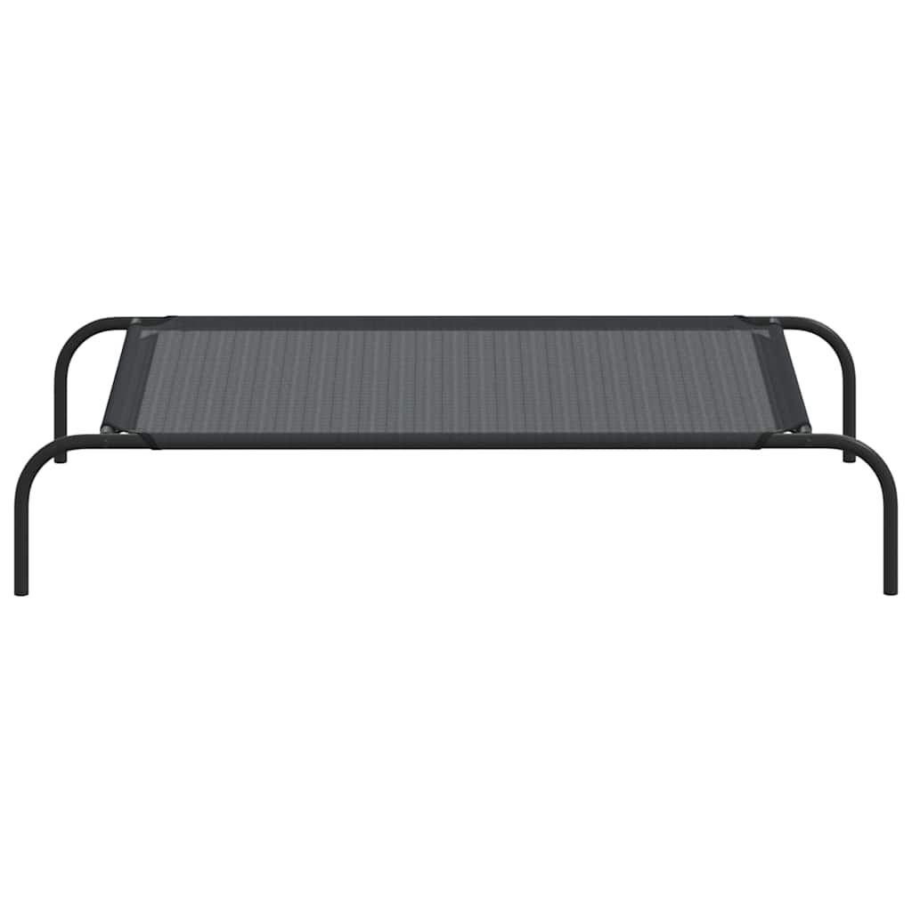 VidaXL Verhoogd Hondenbed L Zwart - 55% Korting!