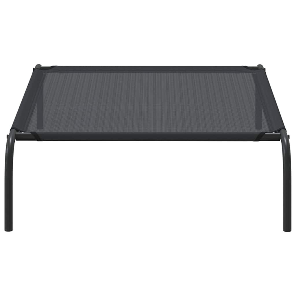 VidaXL Verhoogd Hondenbed L Zwart - 55% Korting!