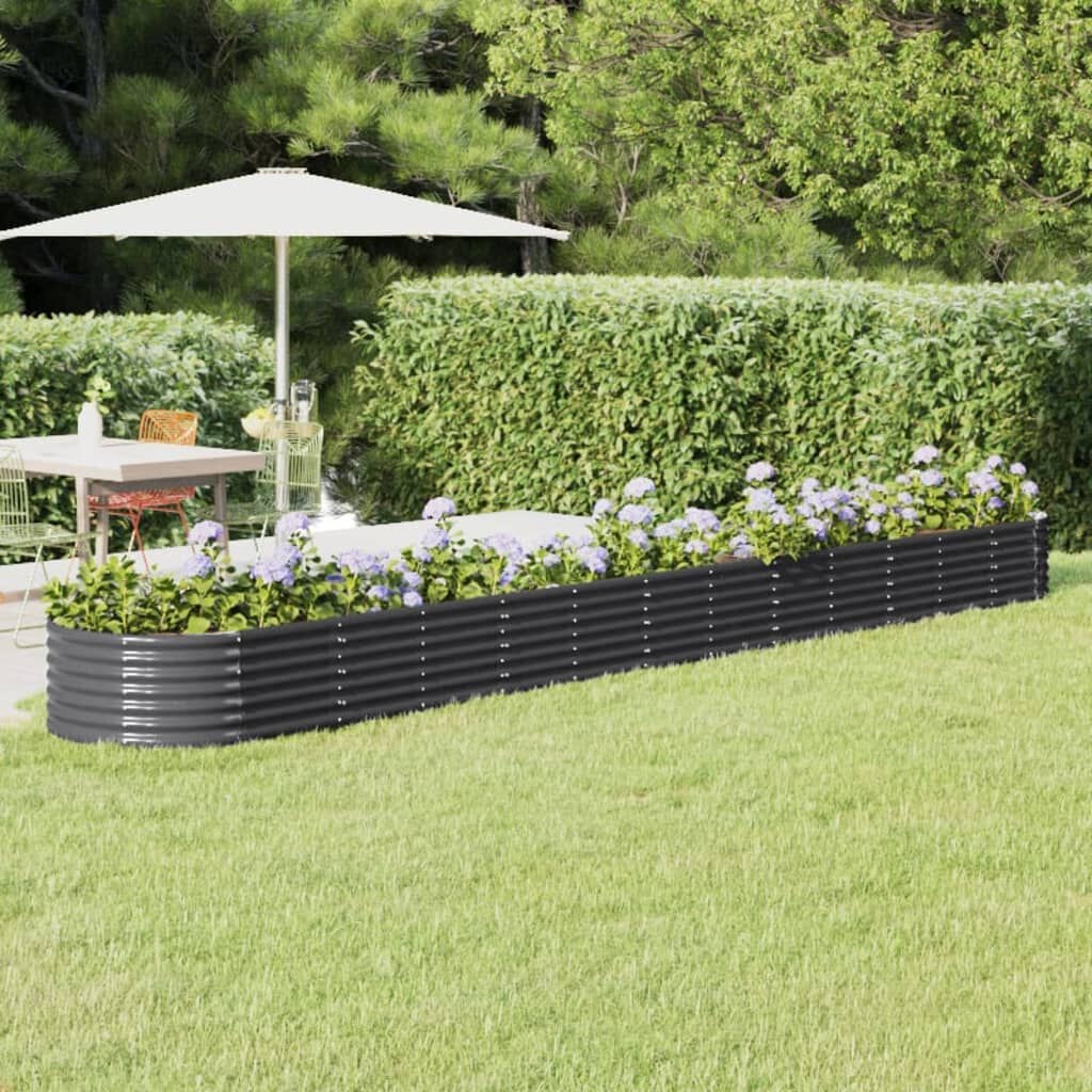vidaXL Plantenbak Antraciet 512cm - 35% Korting!