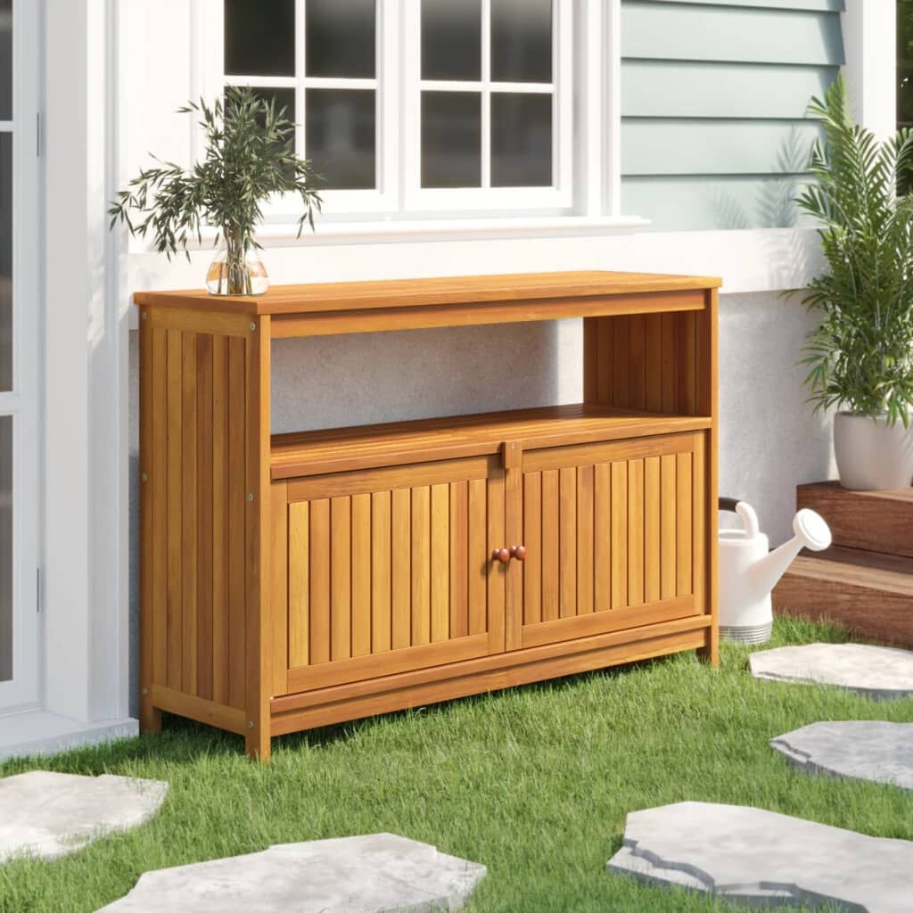 vidaXL Tuinwandtafel Acaciahout 110cm - 45% Korting!