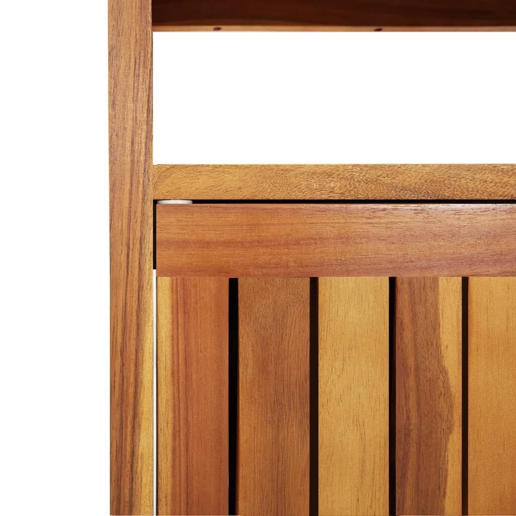 vidaXL Tuinwandtafel Acaciahout 110cm - 45% Korting!