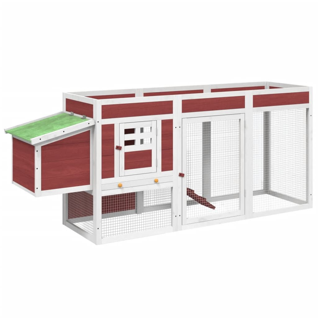 Kippenhok Grenenhout Mokka 204cm - 35% Korting!