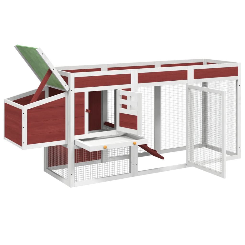 Kippenhok Grenenhout Mokka 204cm - 35% Korting!