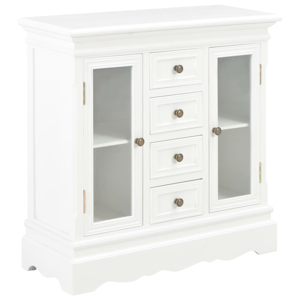 vidaXL Dressoir Grenenhout Wit 70cm -35% Korting! (Retour)