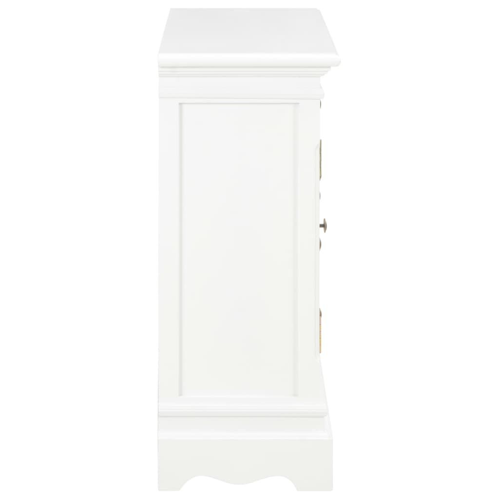 vidaXL Dressoir Grenenhout Wit 70cm -35% Korting! (Retour)
