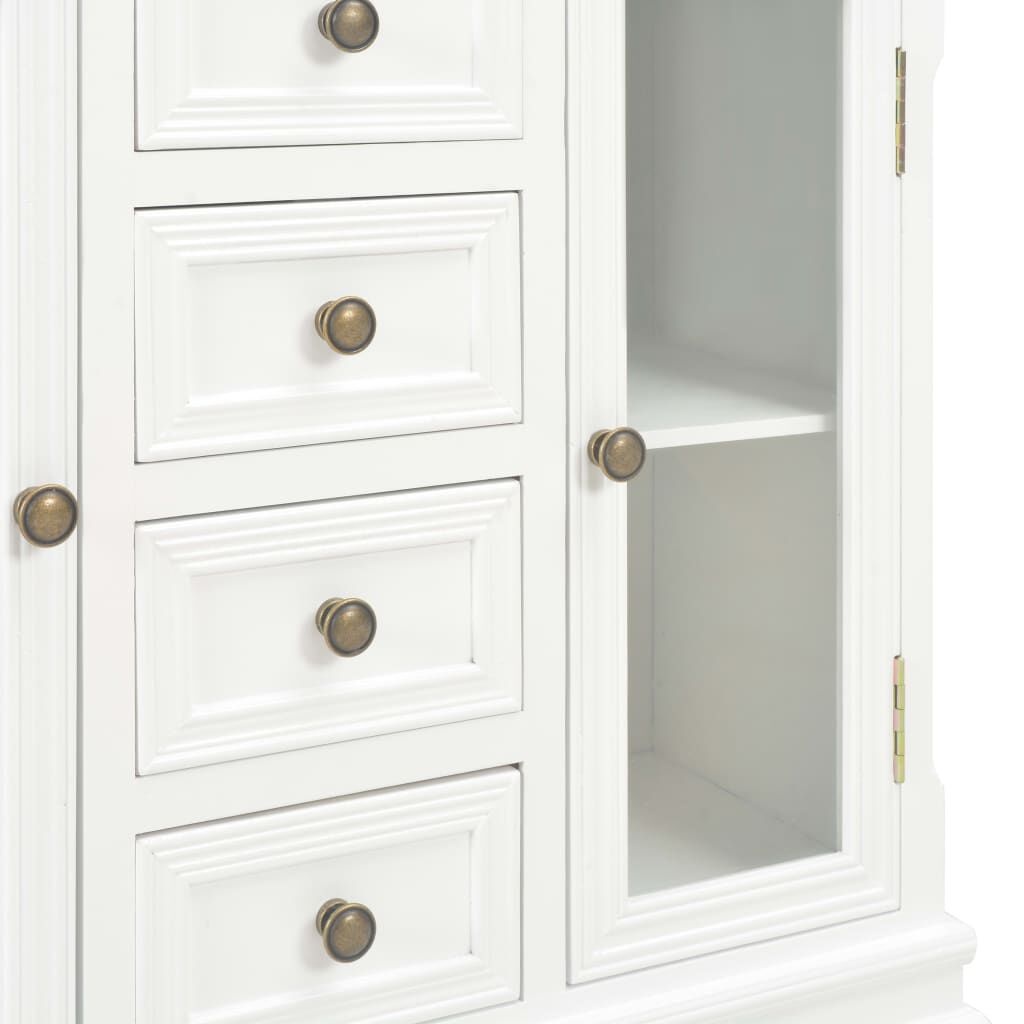 vidaXL Dressoir Grenenhout Wit 70cm -35% Korting! (Retour)