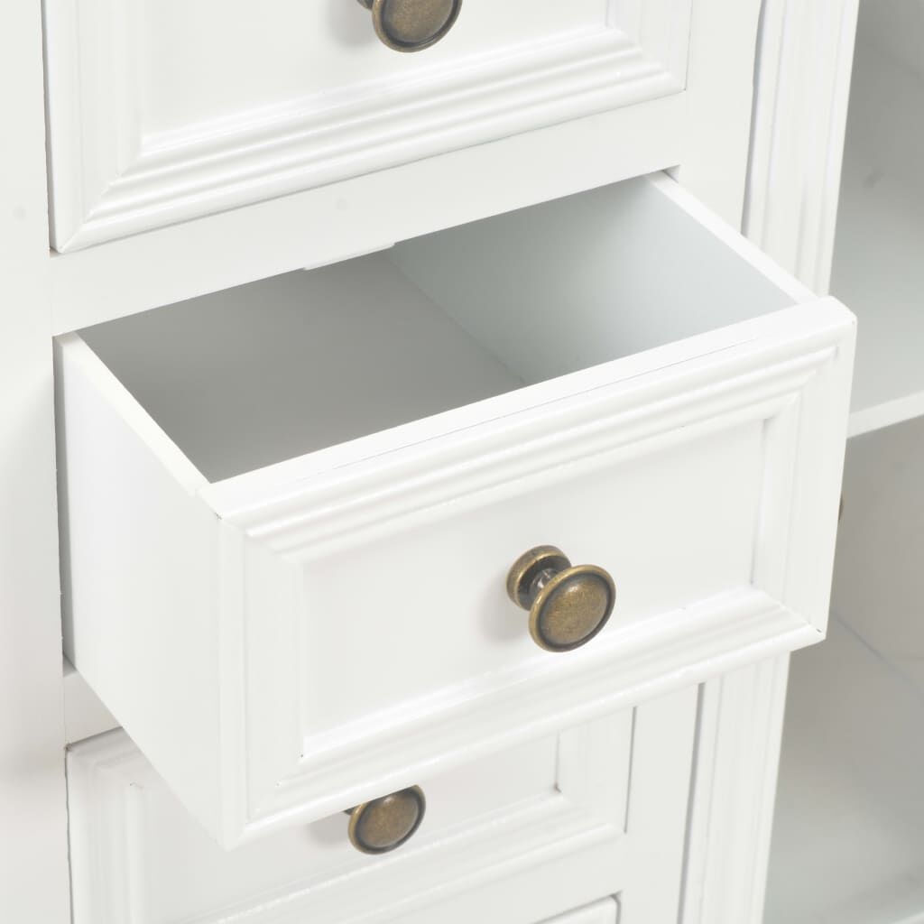 vidaXL Dressoir Grenenhout Wit 70cm -35% Korting! (Retour)