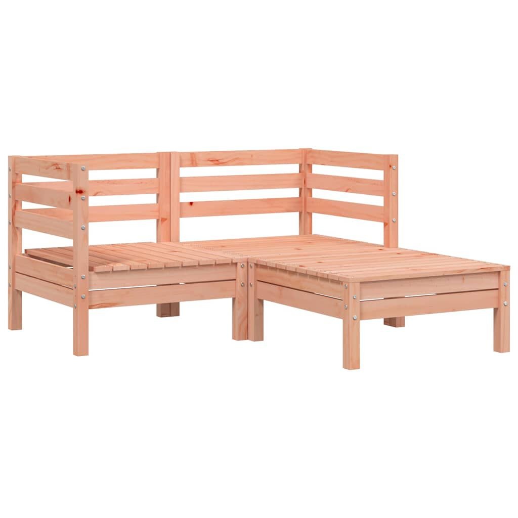 Tuinbank 2-zits Douglas + Voetenbank -35% Korting!