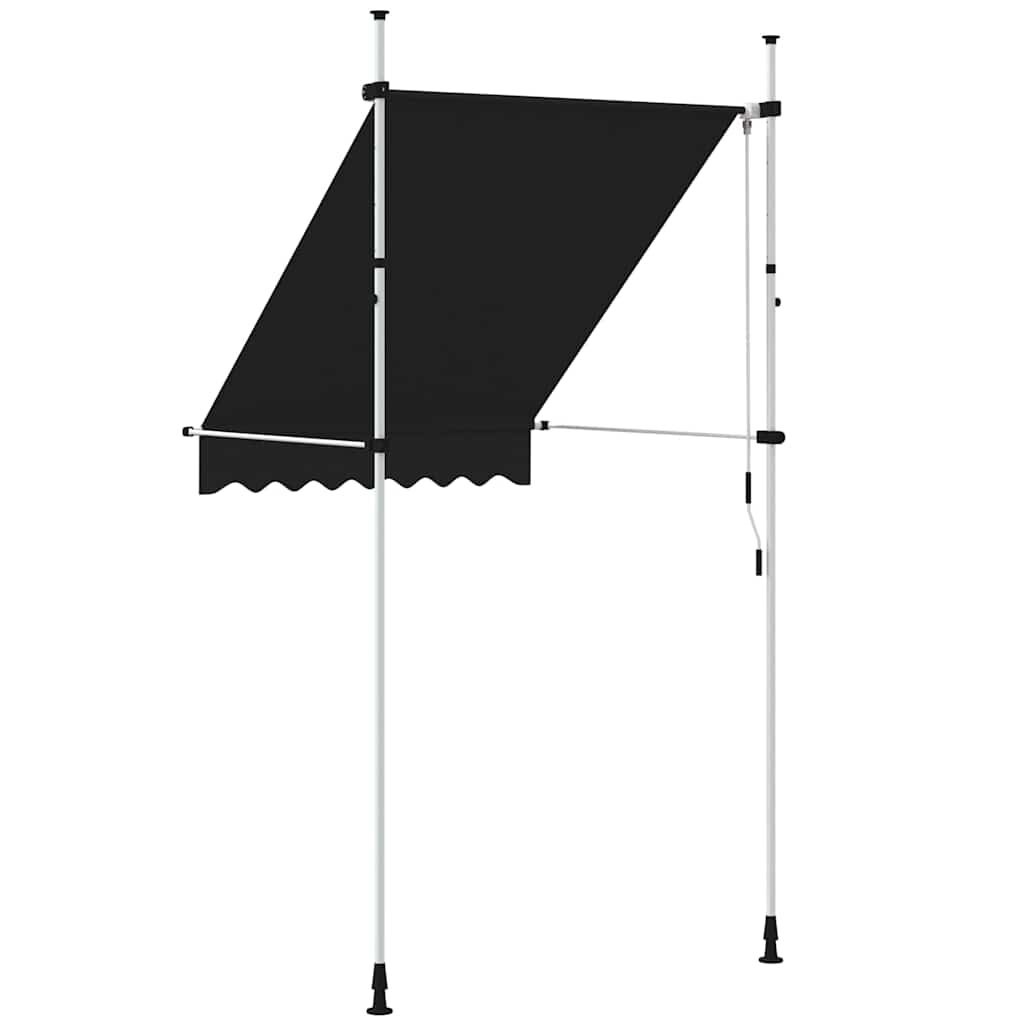 VidaXL Luifel 150cm Antraciet - Handmatig - 35% Korting!