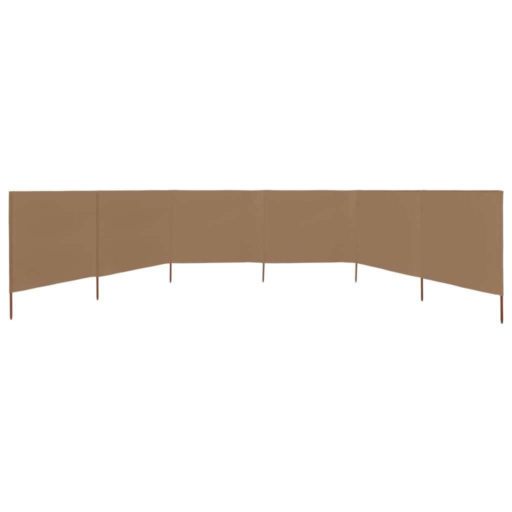 vidaXL Windscherm 800cm Taupe - 35% Korting! Topdeal!