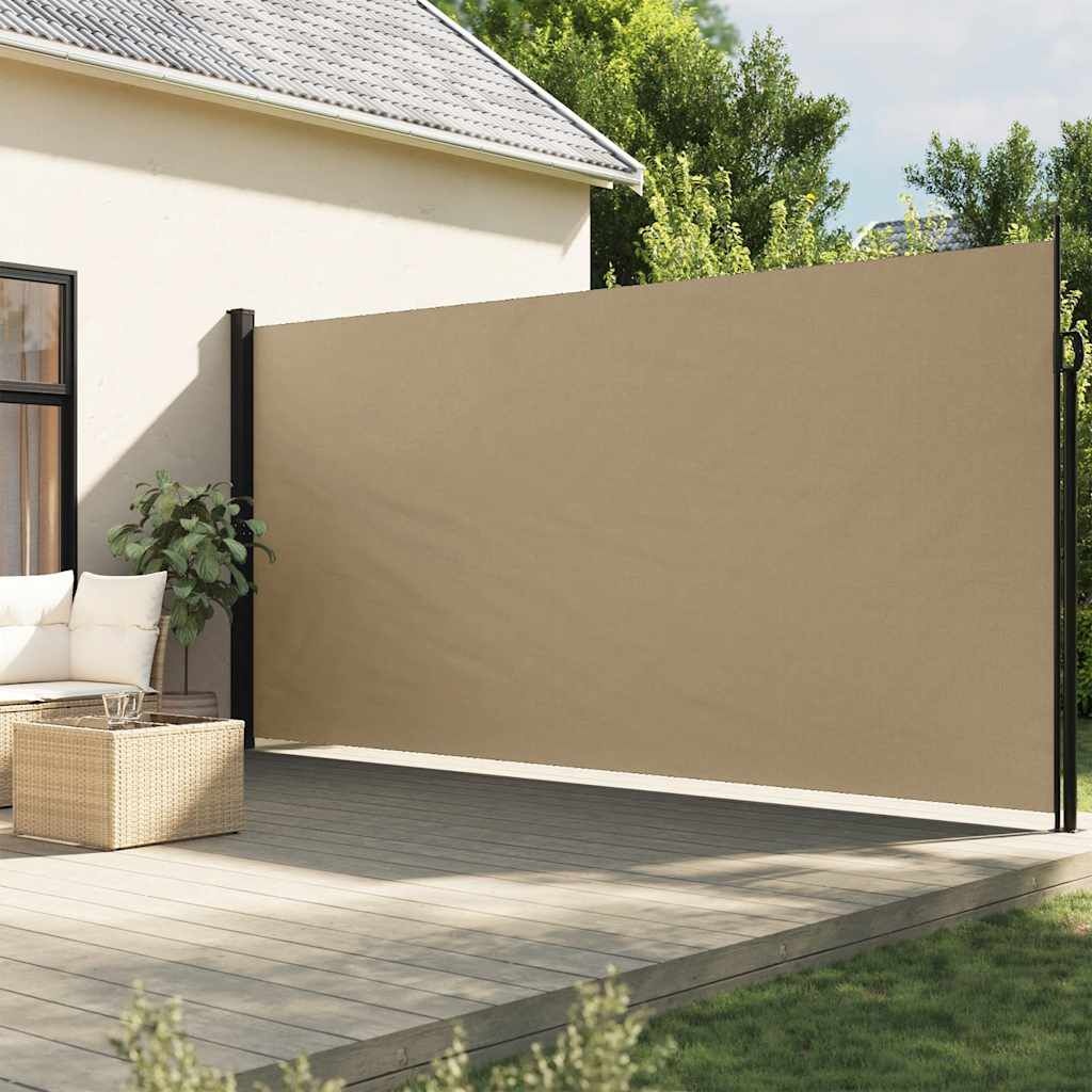 VidaXL Uittrekbaar Windscherm 200x300cm Beige - 35% Korting!