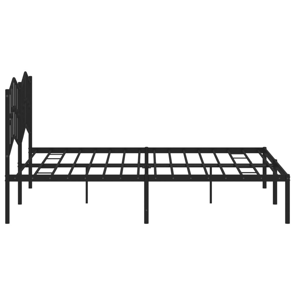 vidaXL Bedframe 160x200 Zwart - 35% Korting!