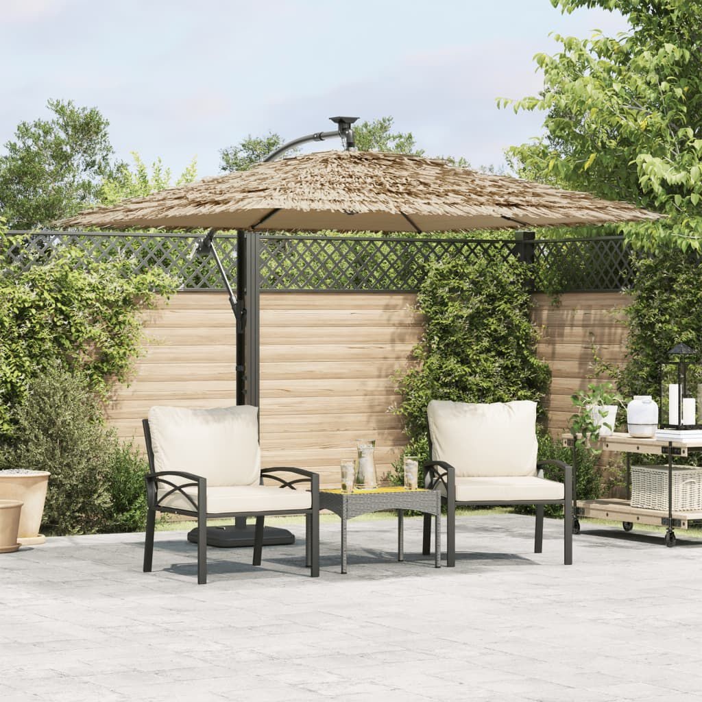 Bruine Parasol 246x246cm - 35% Korting! (Lichte Gebruikssporen)