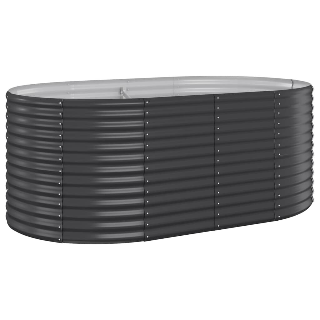 VidaXL Plantenbak 175cm Antraciet - 55% Korting!