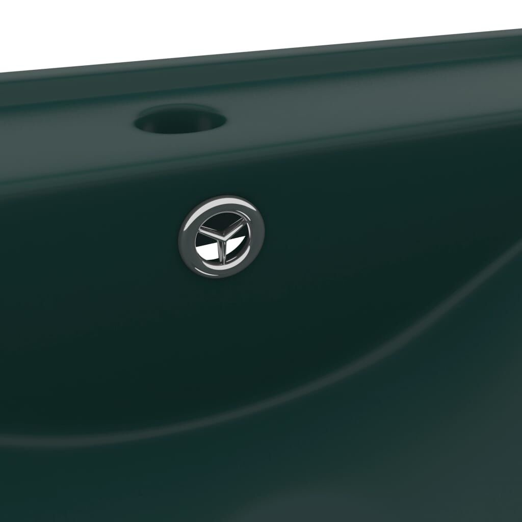 Wastafel Keramiek Donkergroen 60cm - 35% Korting!