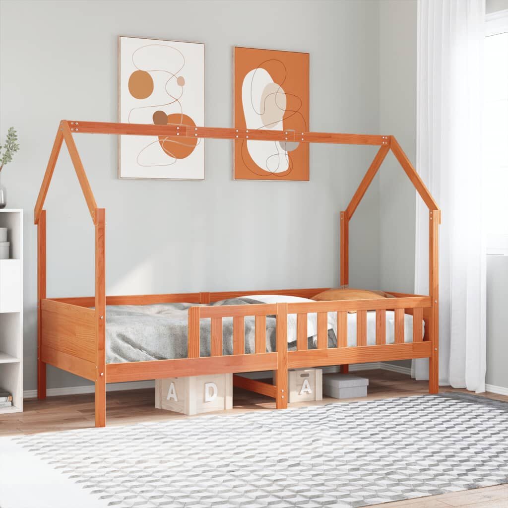 Bedhuis Wasbruin Grenenhout 90x190cm -35% Korting!