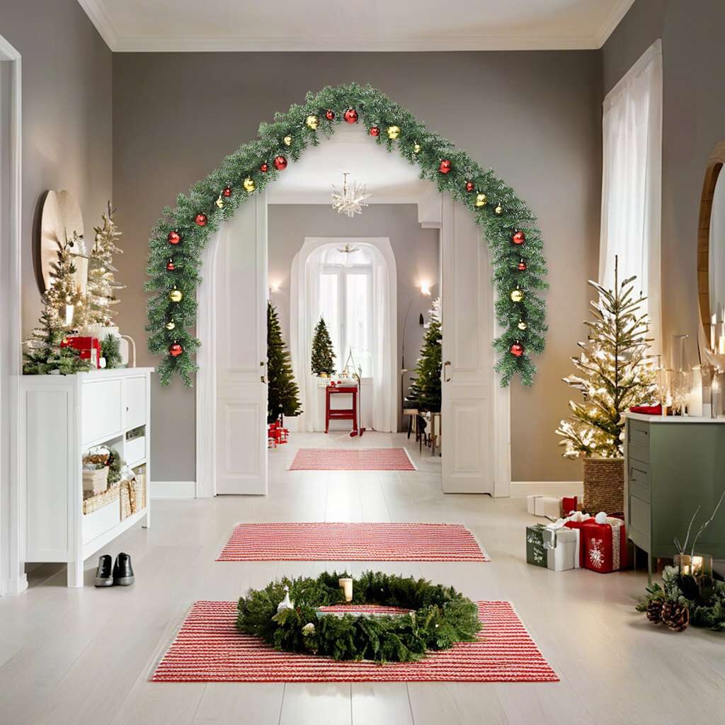 Kerstslinger 10m met LED & Ballen - 42% Korting!
