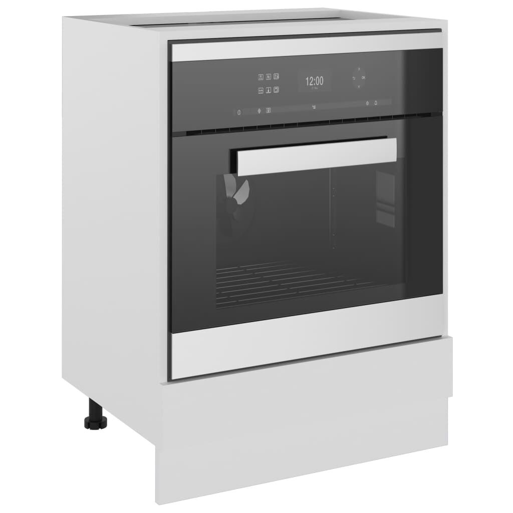 vidaXL Ovenkast Riga Wit - 60cm - 35% Korting!