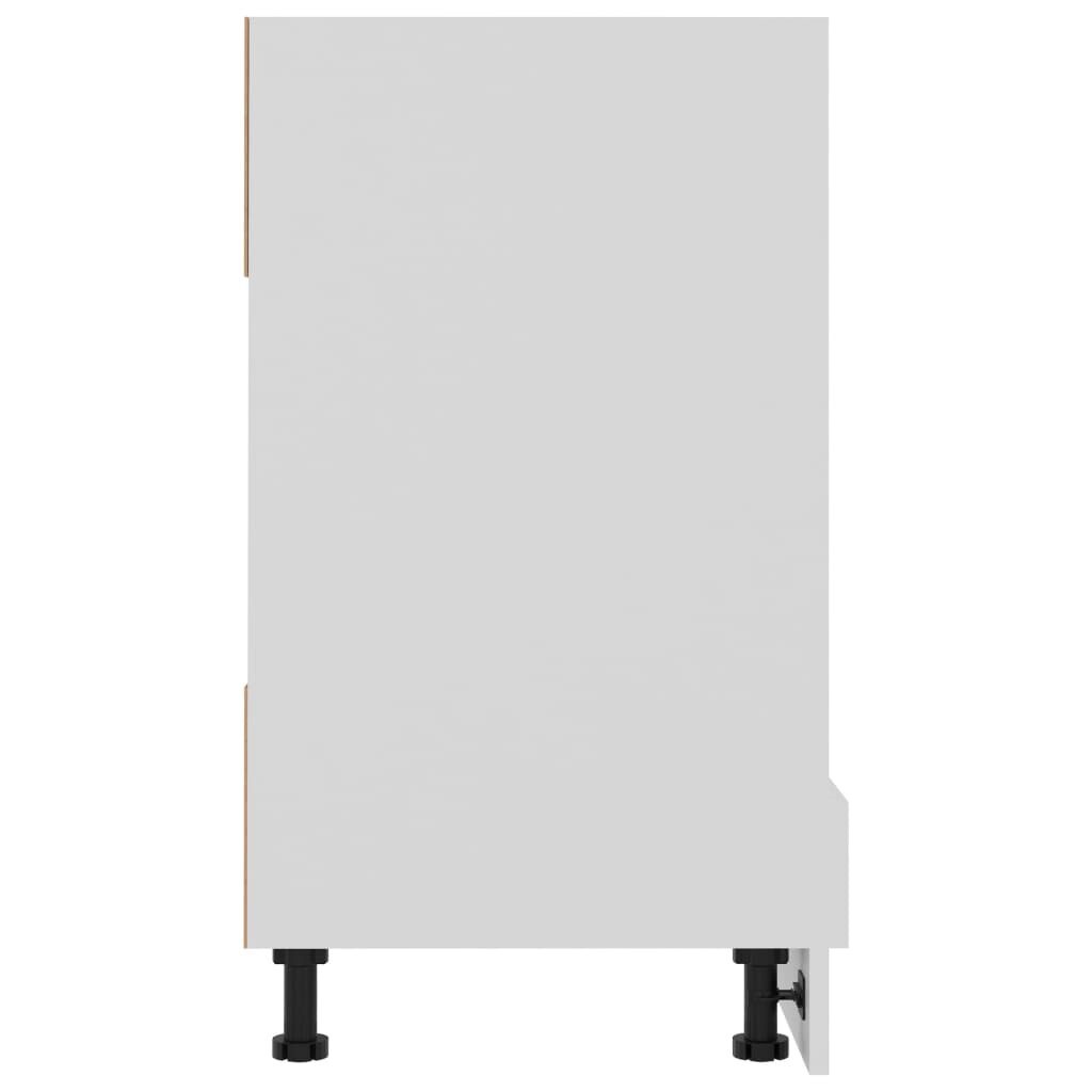 vidaXL Ovenkast Riga Wit - 60cm - 35% Korting!