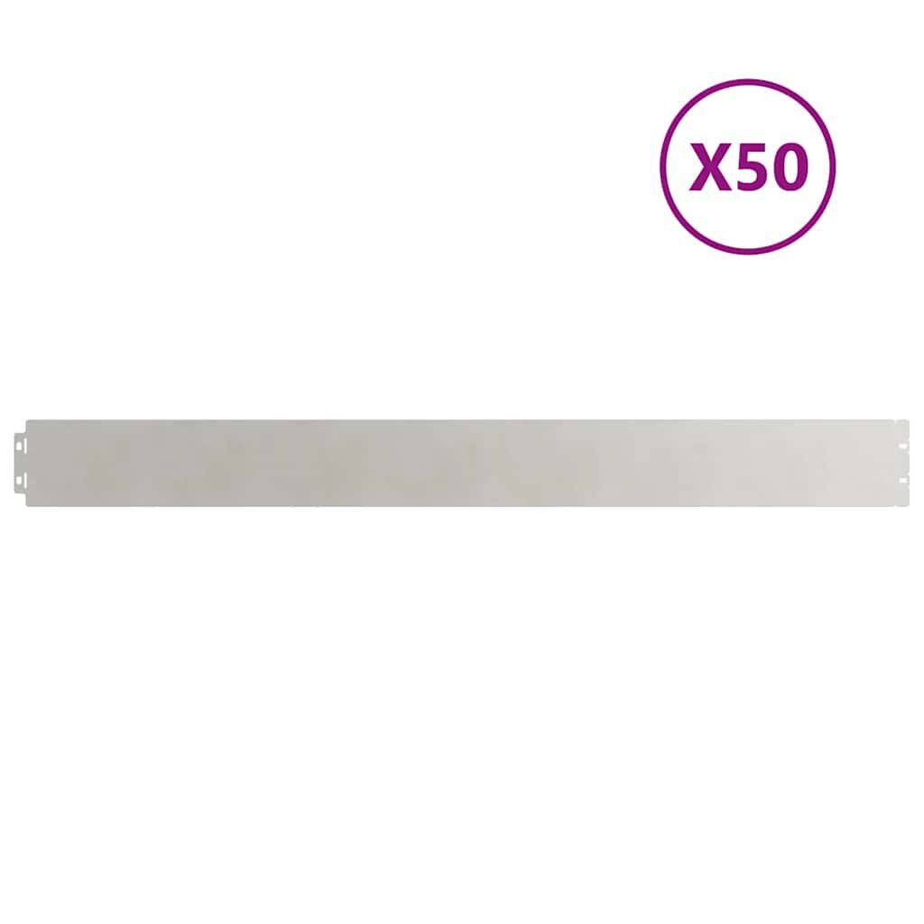 vidaXL Gazonranden RVS 50 stuks - 35% Korting!