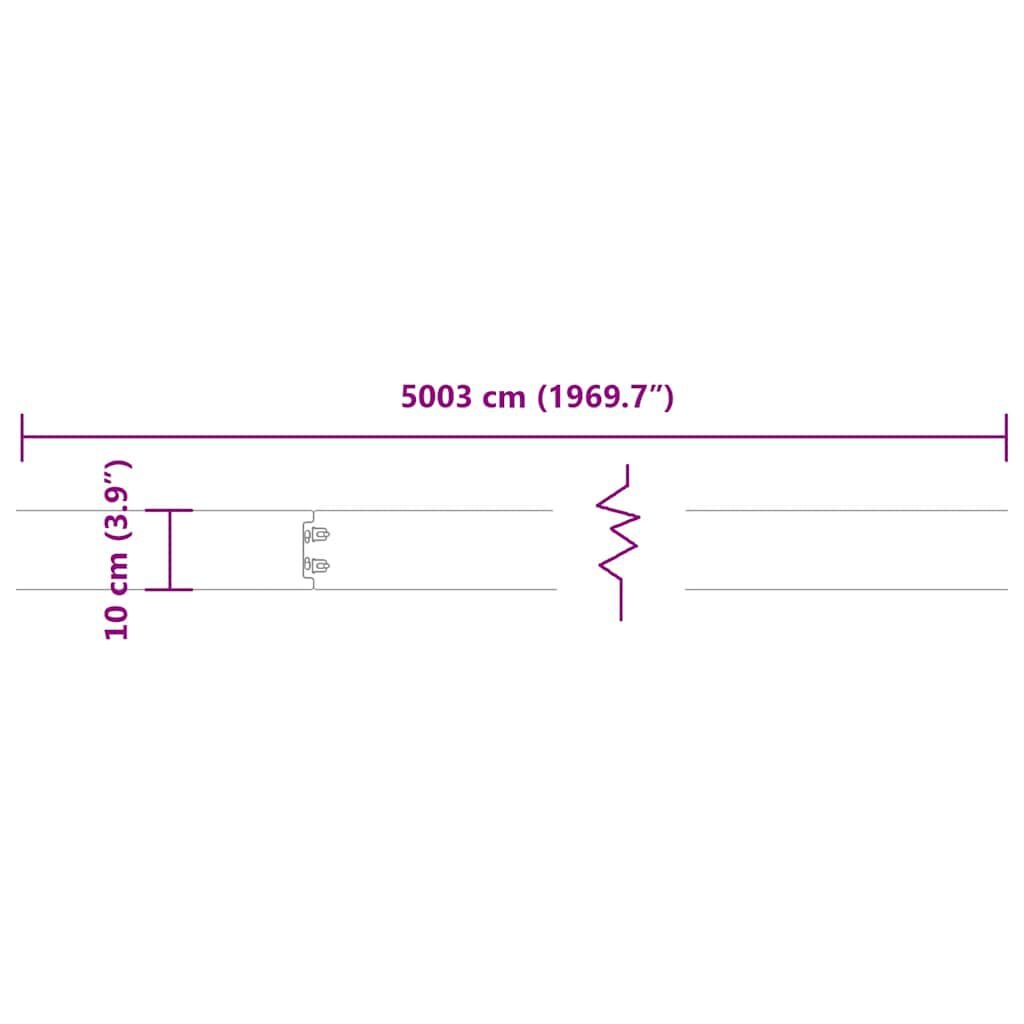 vidaXL Gazonranden RVS 50 stuks - 35% Korting!