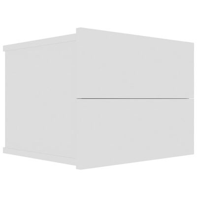 vidaXL Nachtkastjes Wit (2 st) - 40x30x30cm - 35% Korting!