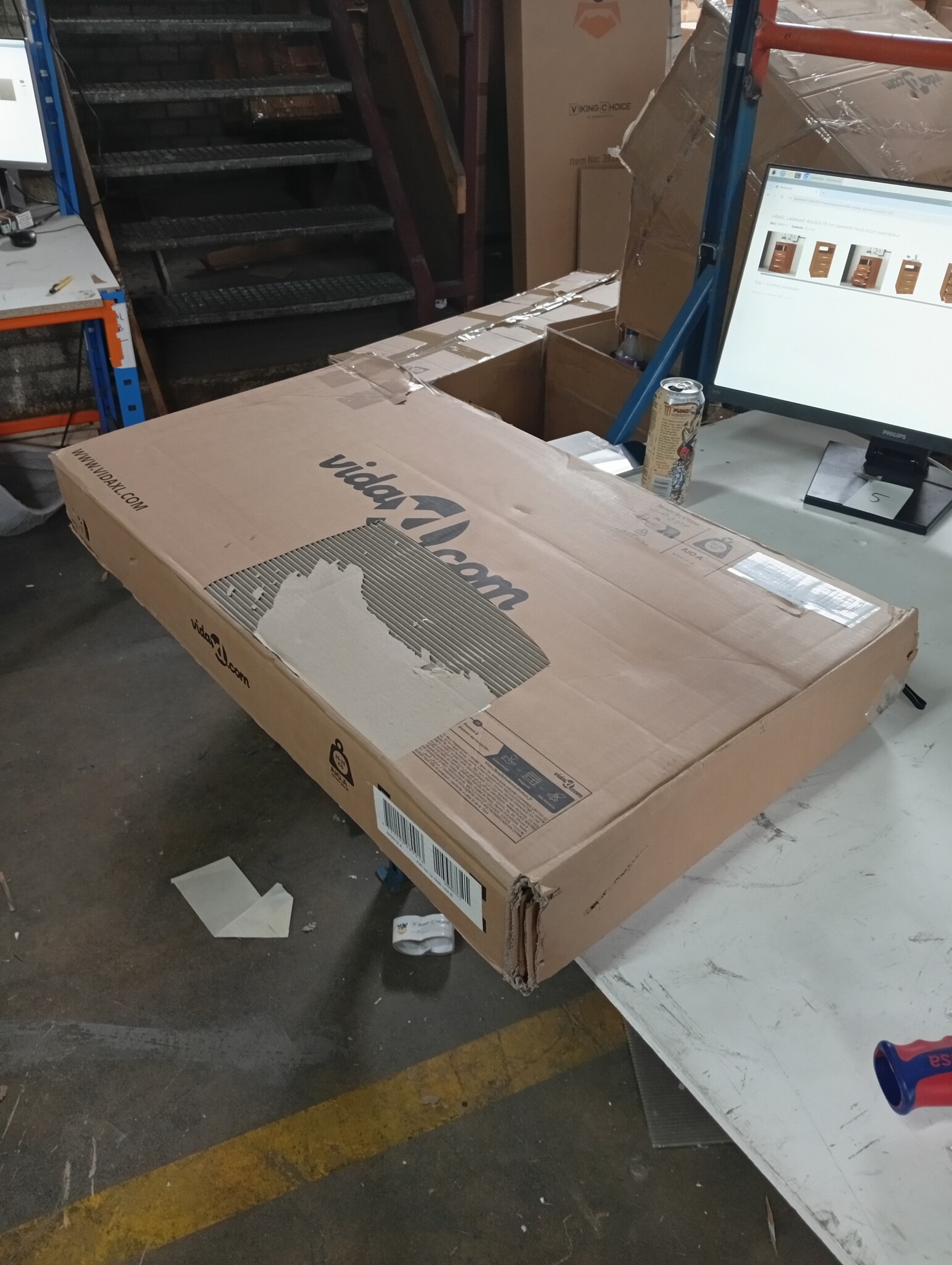 vidaXL Ladekast Bruin Eiken 40x50x76cm - 45% Korting!